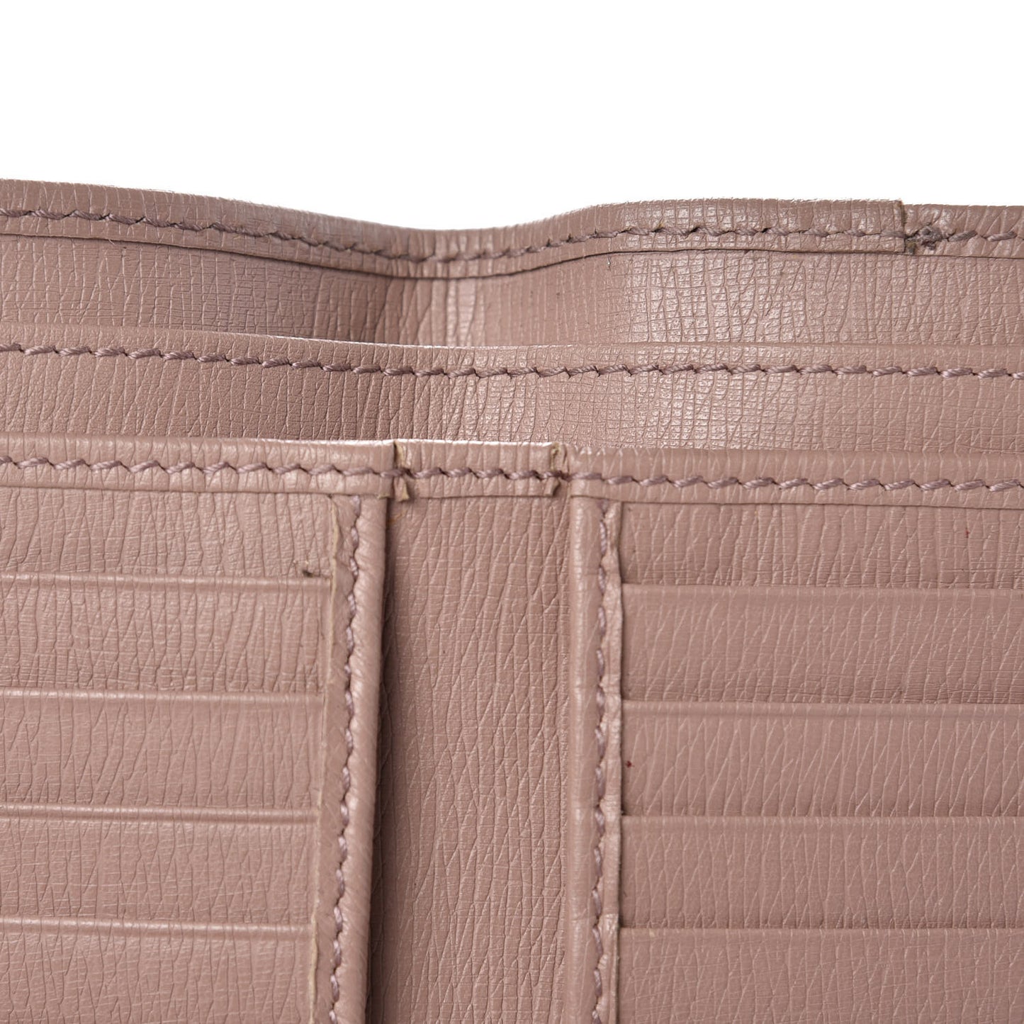 Calfskin Interlocking G French Flap Wallet Antique Rose