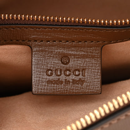 Gucci GG Supreme Monogram Small Horsebit 1955 Shoulder Bag Beige Brown Sugar 6 of 10