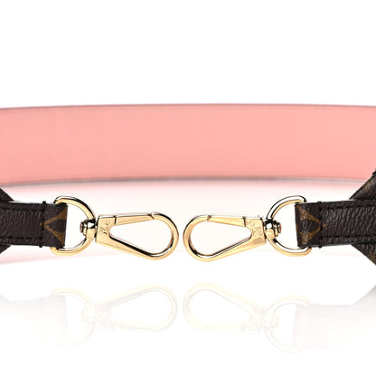 Louis Vuitton Monogram Bandouliere Shoulder Strap Rose Ballerine 4 of 4