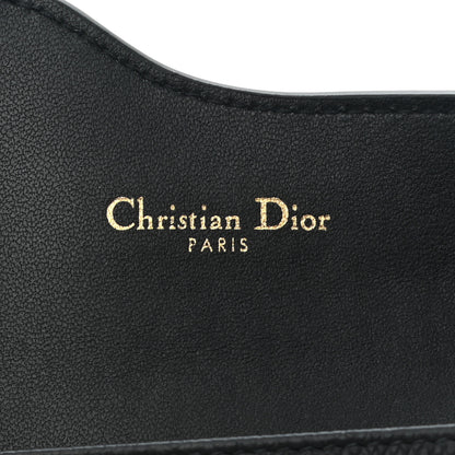 Christian Dior Grained Calfskin Saddle Card Holder Black 6 of 8