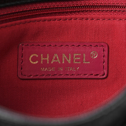 Chanel Shiny Caviar Quilted Large Chain Melody Flap Black 6 of 10