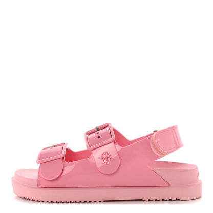 Gucci Rubber Mini Double G Womens Isla Dad Sandals 37 Wild Rose 1 of 11