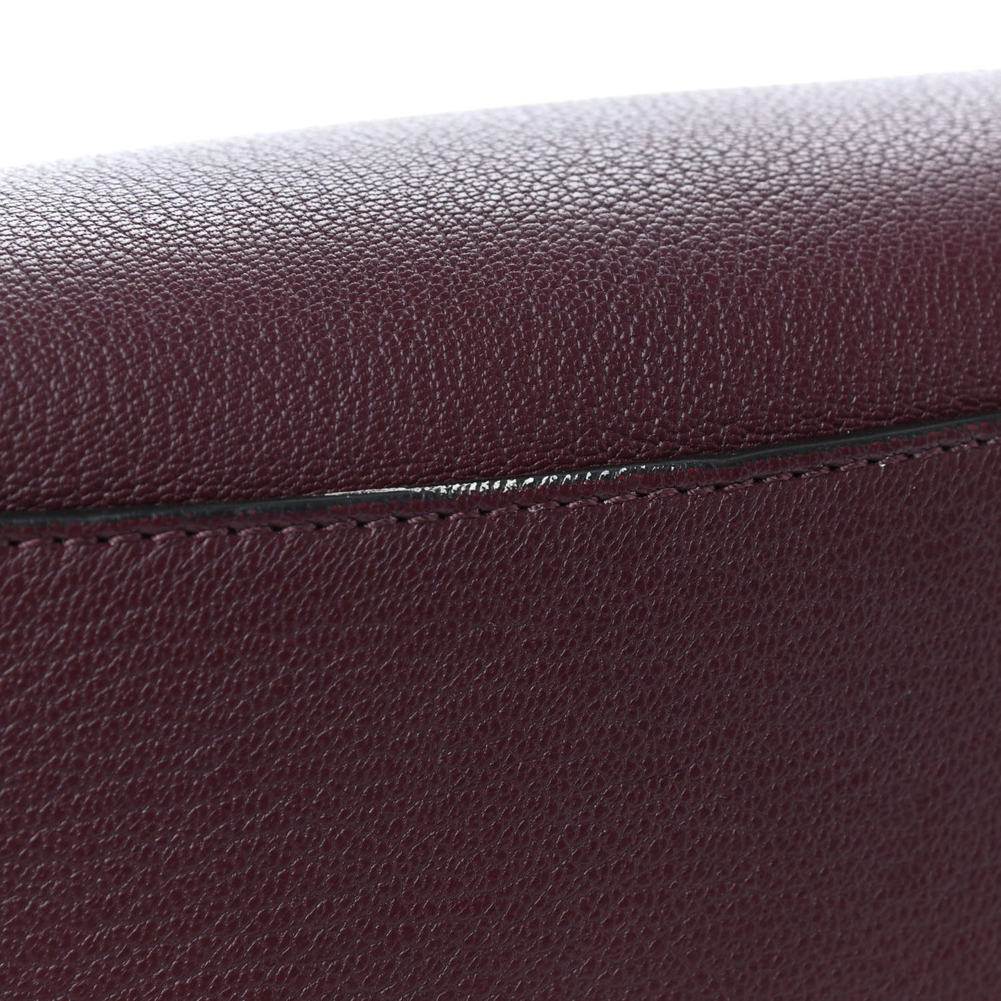 Sugar Goatskin Mini Antigona Aubergine