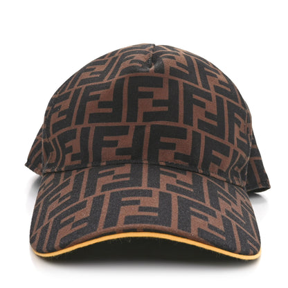 Fendi Canvas FF Reloaded Baseball Hat Tobacco Yellow 3 of 8