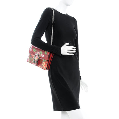 Gucci Calfskin Blooms Print Small Dionysus Shoulder Bag Romantic Cherry Multicolor 2 of 8