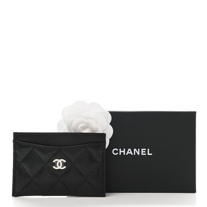 Chanel Caviar Quilted Card Holder Black 9 of 9