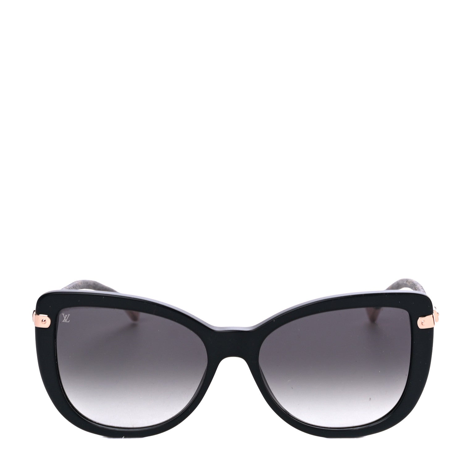 Louis Vuitton Monogram Acetate Charlotte Sunglasses Z0781W Black 4 of 7