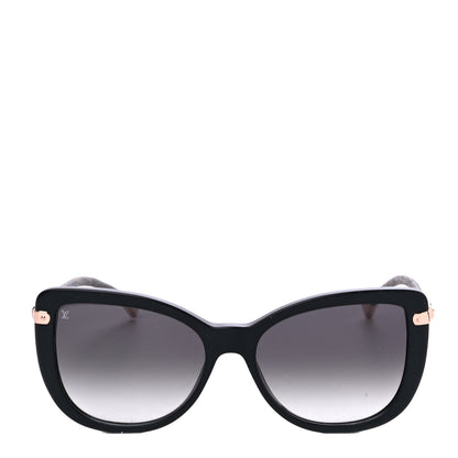 Louis Vuitton Monogram Acetate Charlotte Sunglasses Z0781W Black 4 of 7