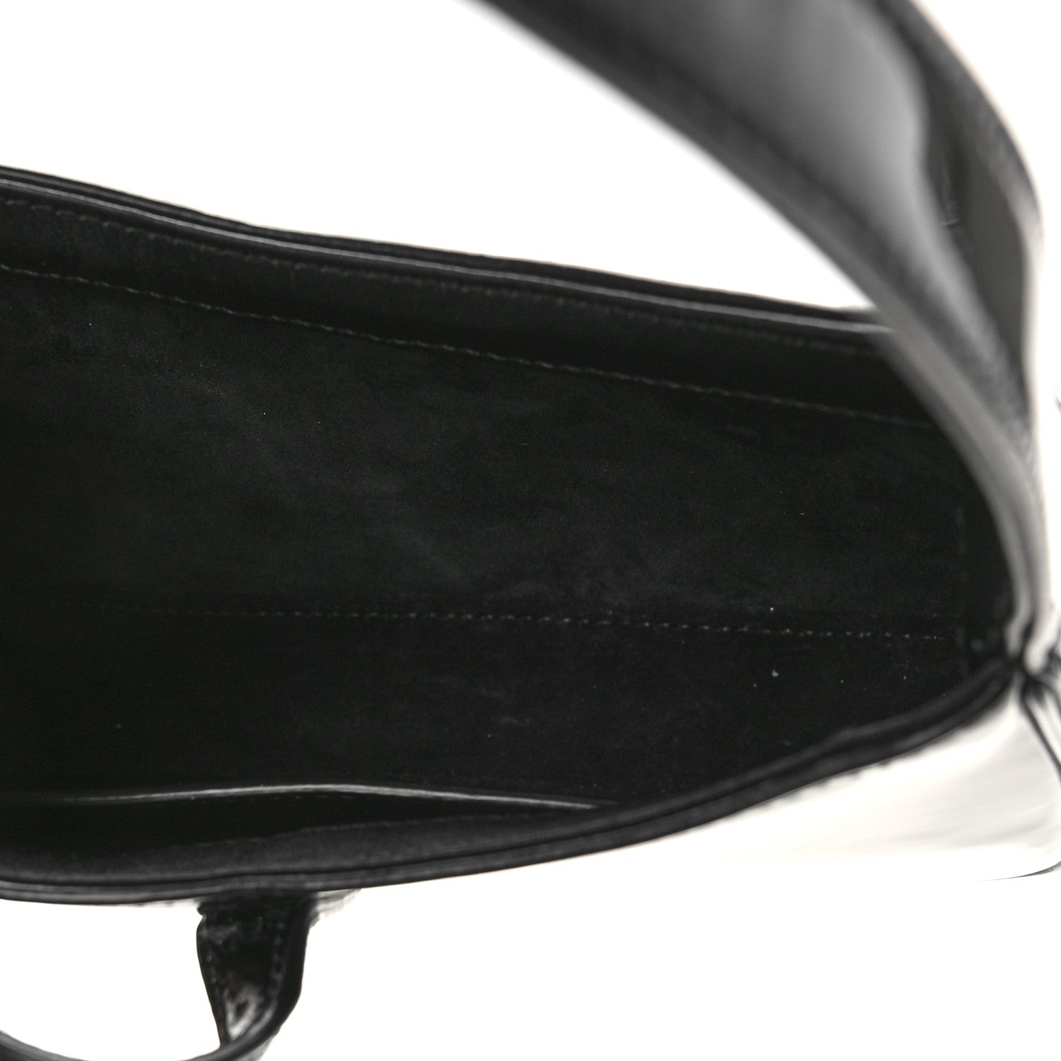 Saint Laurent Patent Calfskin Le 5 A 7 Mini Hobo Black 6 of 9
