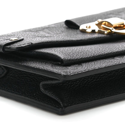 Louis Vuitton Empreinte Vavin Chain Wallet Black 9 of 11