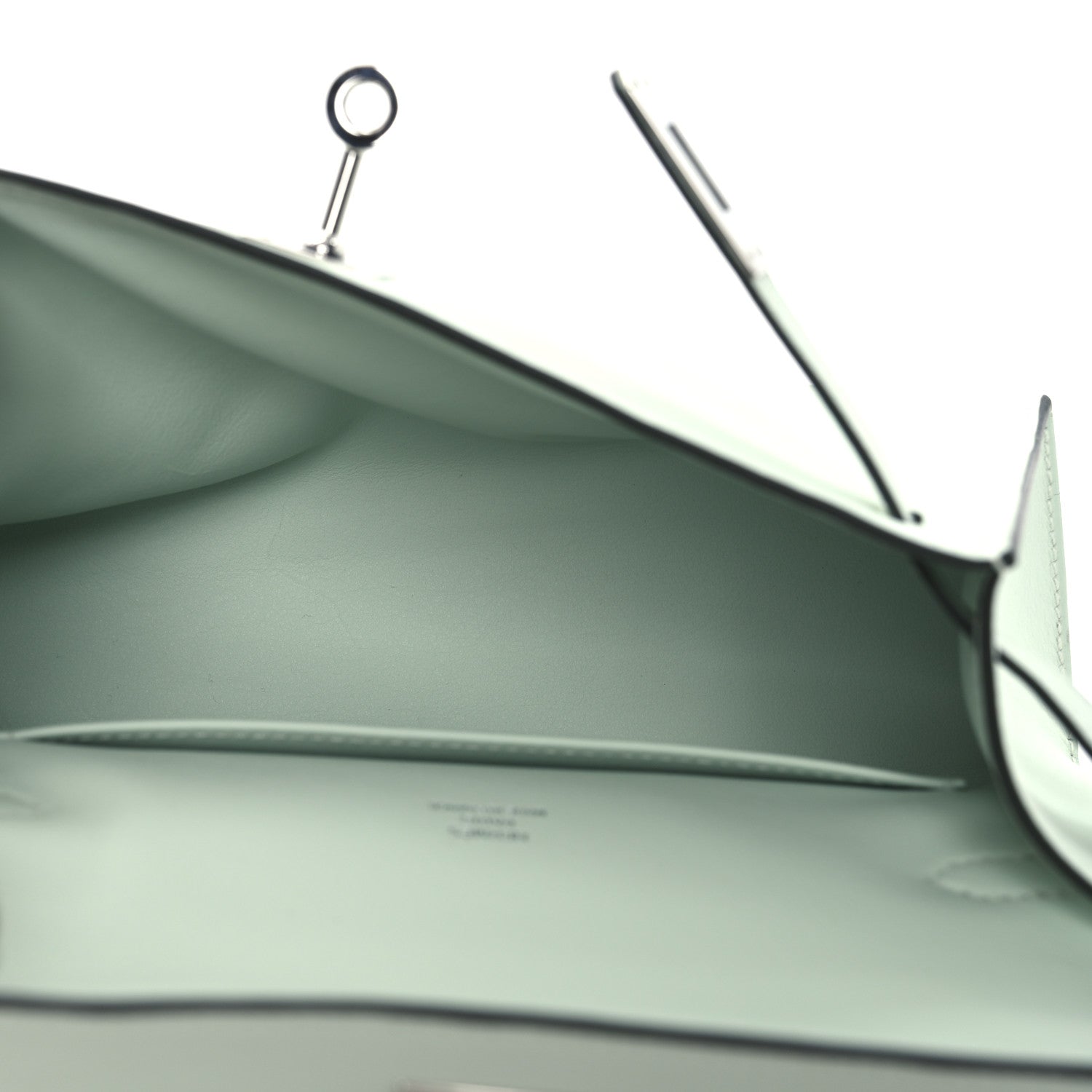 Hermes Swift Kelly Pochette Clutch Vert Peppermint 5 of 11