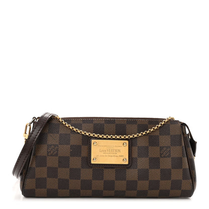 Louis Vuitton LOUIS VUITTON Damier Ebene Eva Clutch 1 of 9