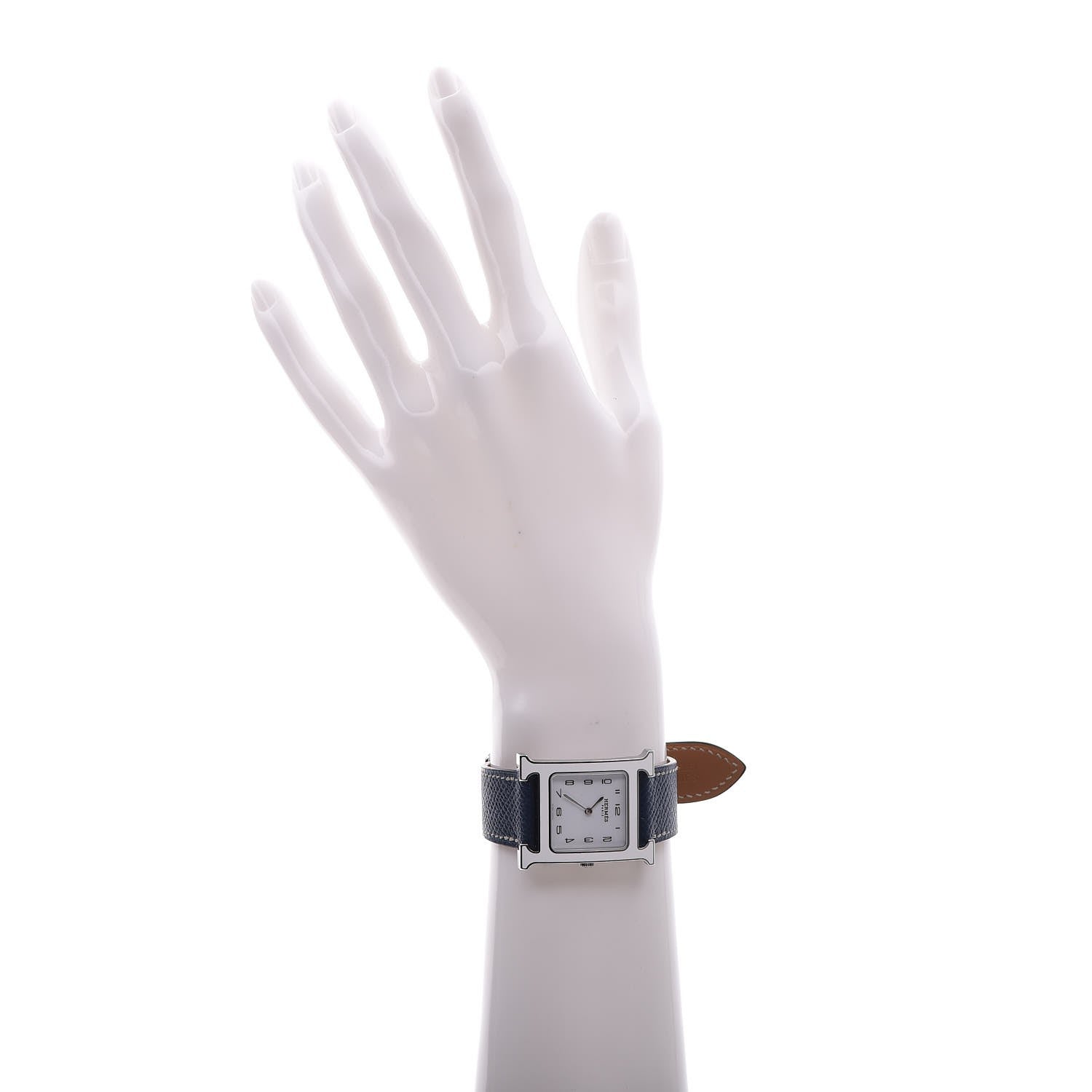 Hermes Stainless Steel Epsom 26mm Heure H Hour Quartz Watch Malta 2 of 7