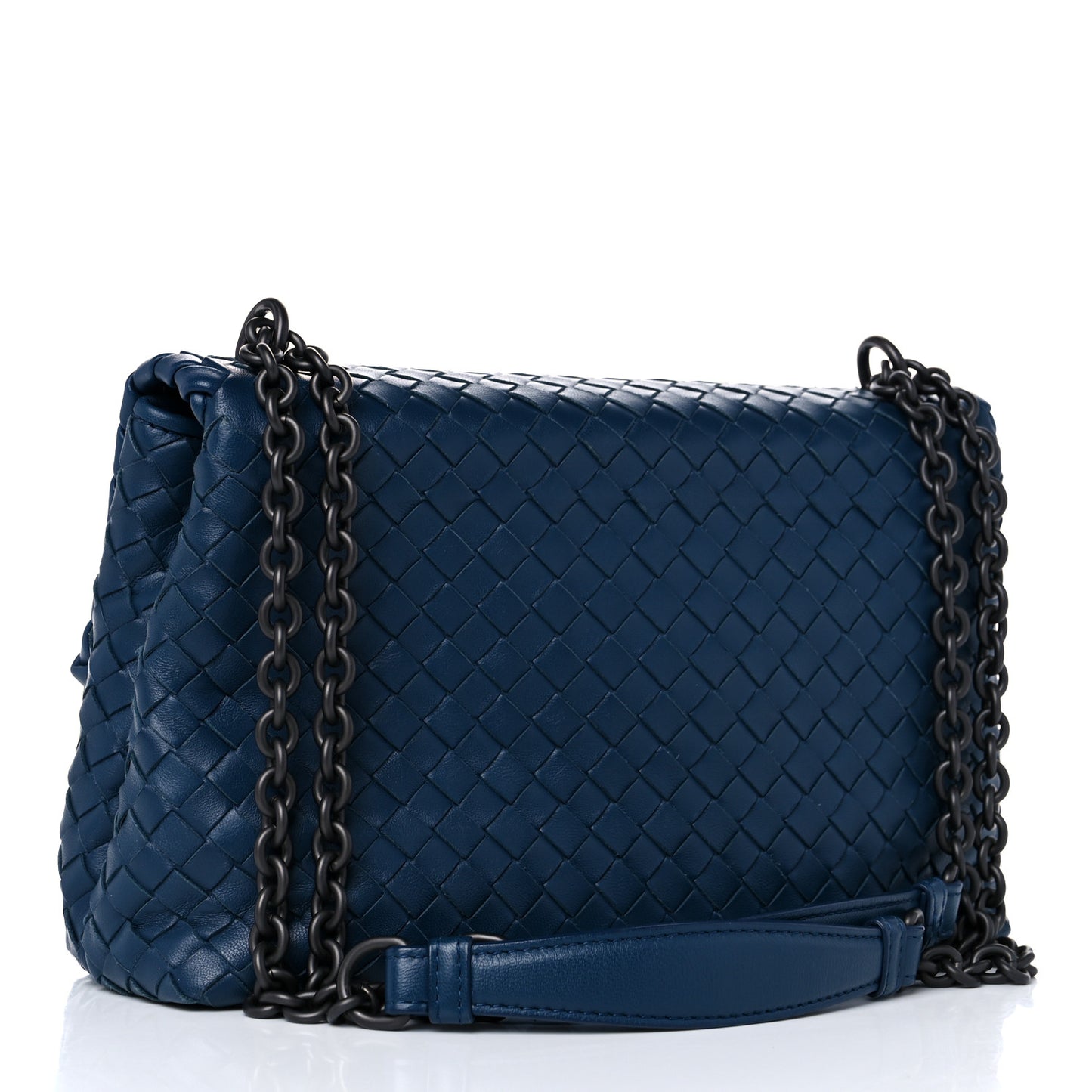 Nappa Intrecciato Small Olimpia Bag Denim