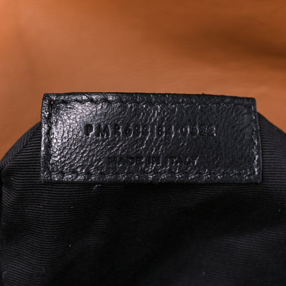 Saint Laurent Denim Suede Monogram Medium Niki Chain Satchel Blue Cinnamon 8 of 11