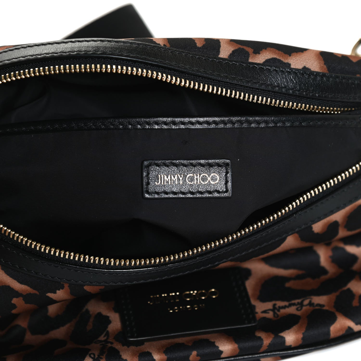Jimmy Choo Nylon Leopard Candice Belt Bag 6 of 12