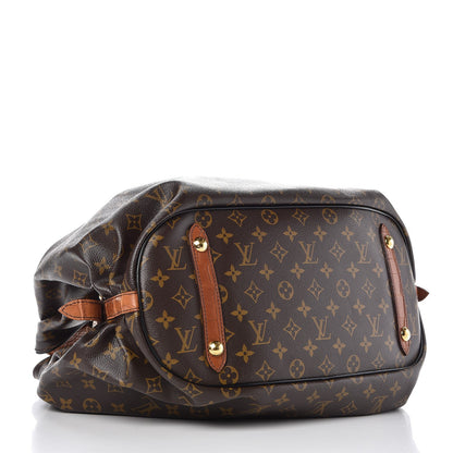 Louis Vuitton Monogram Mahina XL Crocodile Trim Tote 4 of 6