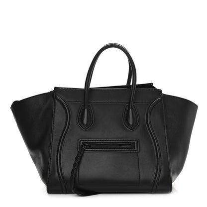 Celine Smooth Calfskin Medium Phantom Luggage Black 1 of 11