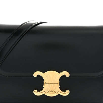 Celine Shiny Calfskin Teen Triomphe Black 8 of 10