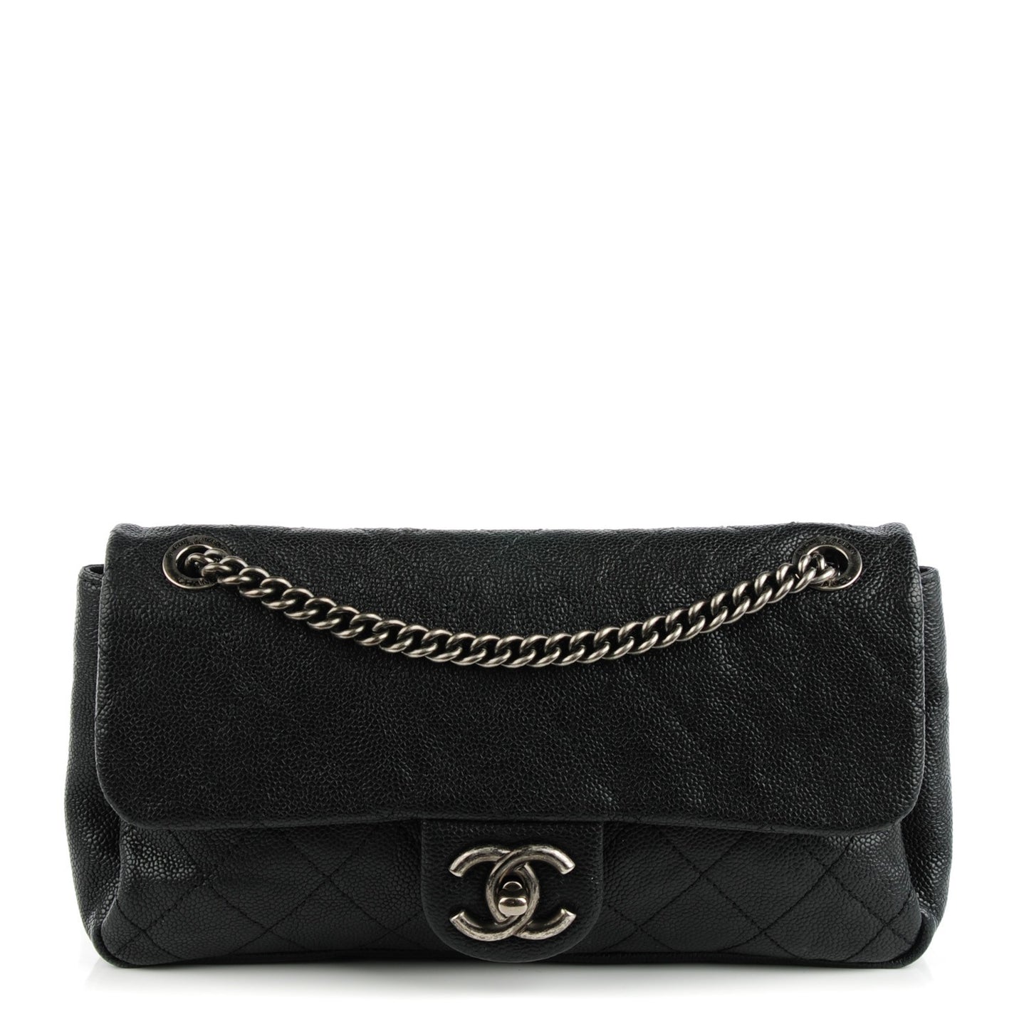 Caviar Medium Simply CC Flap Black
