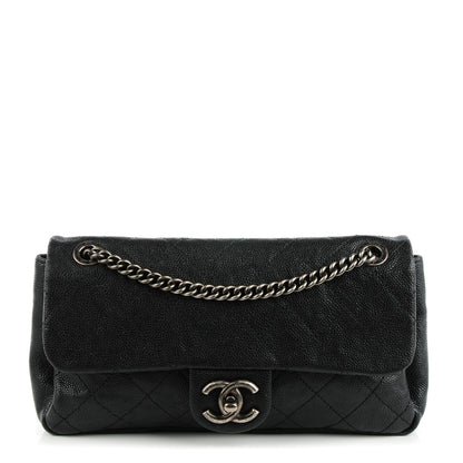 Chanel Caviar Medium Simply CC Flap Black 1 of 8