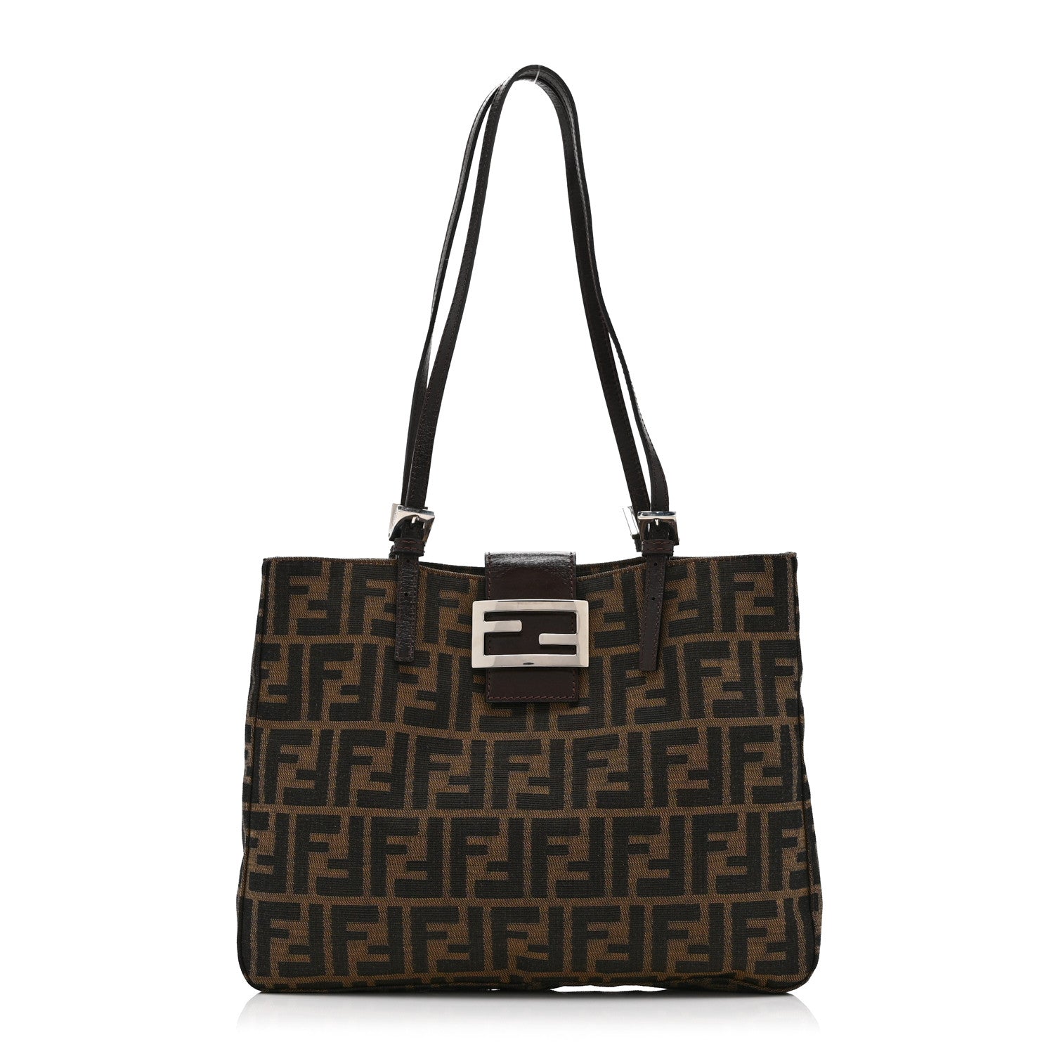 Fendi Zucca Shoulder Bag Tobacco 1 of 10