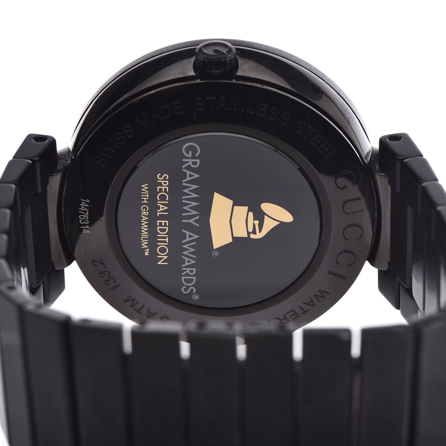 Stainless Steel 42mm Interlocking G Grammy Quartz Watch