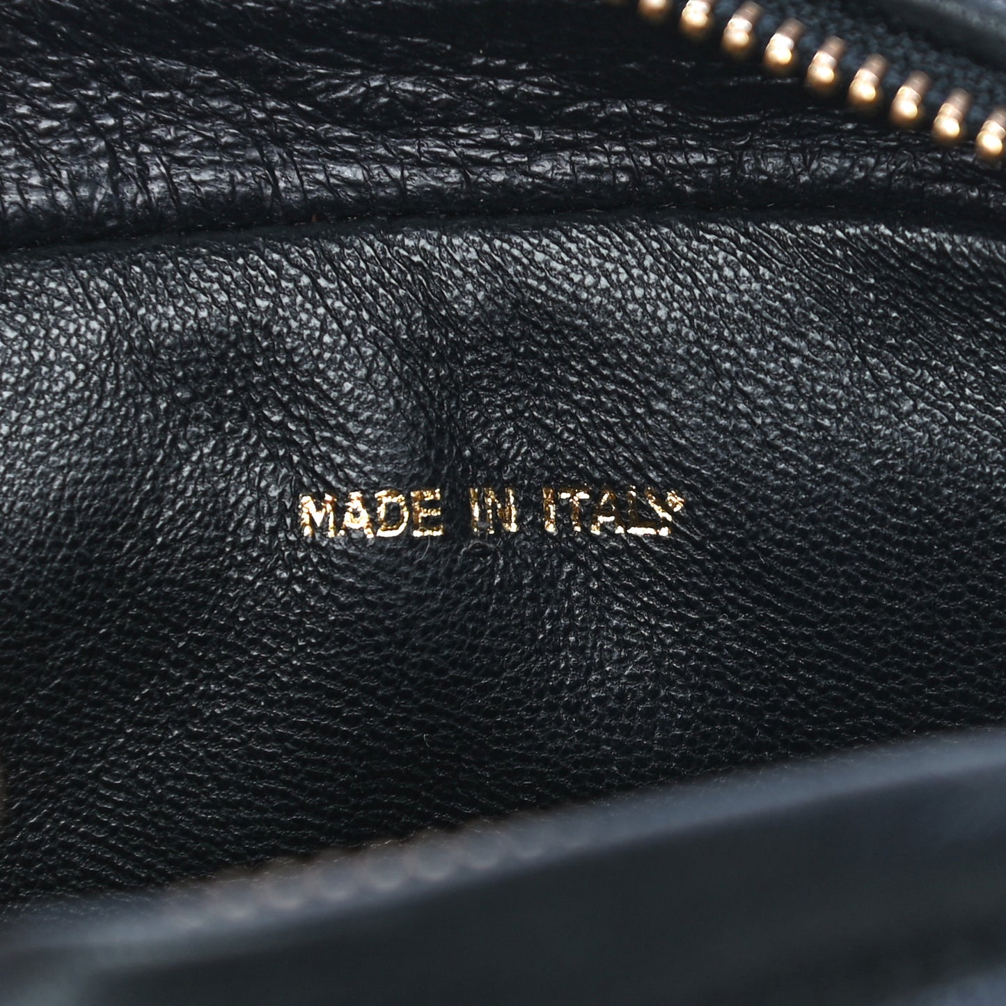 Lambskin CC Tassel Camera Case Black