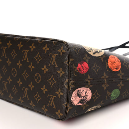 Louis Vuitton X Fornasetti Monogram Cameo Neverfull MM 8 of 9