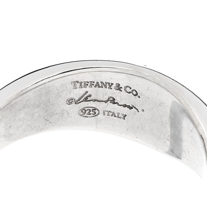 Tiffany Sterling Silver Elsa Peretti Open Band Ring 57 8 4 of 4