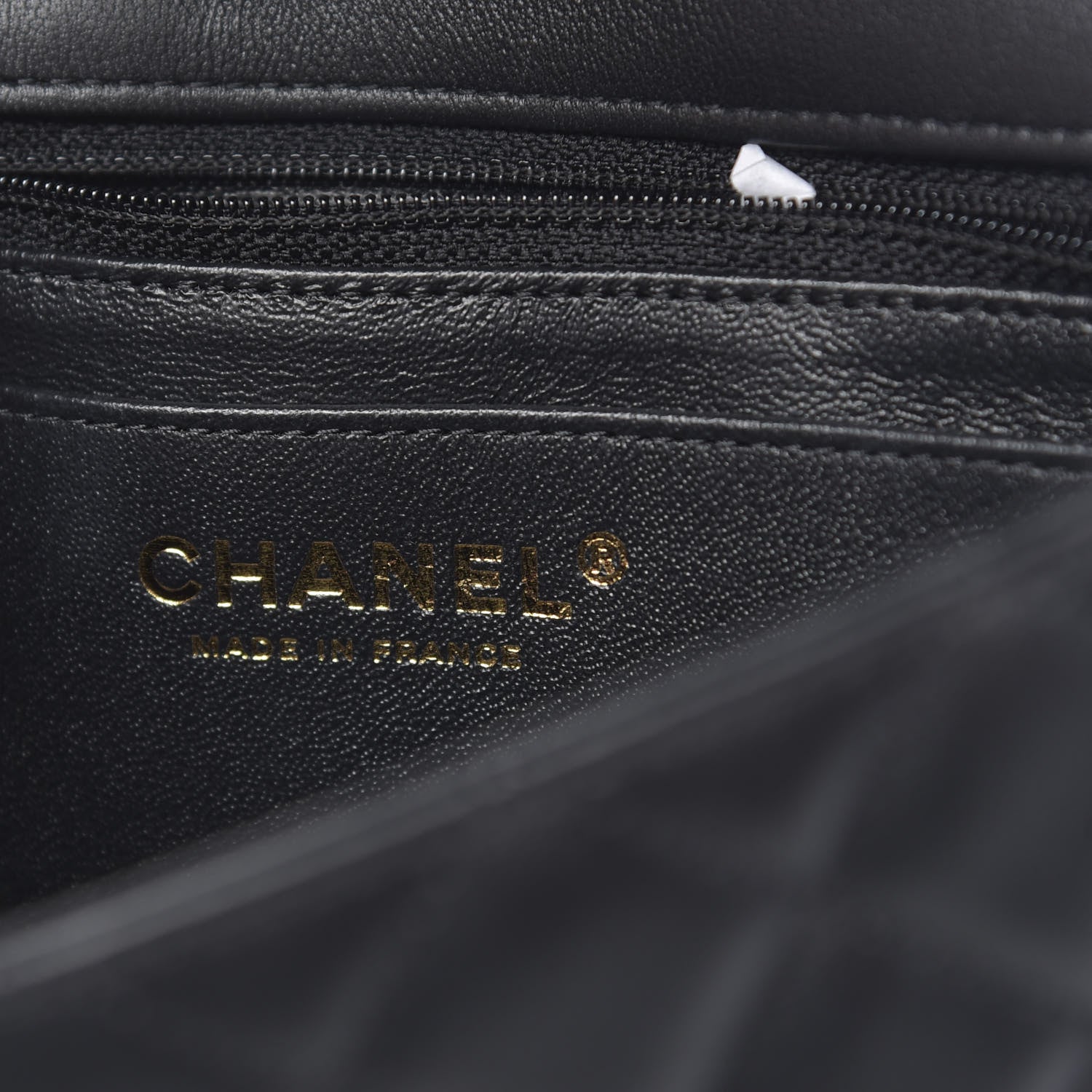 Chanel Lambskin Quilted Mini Rectangular Flap Black 6 of 14