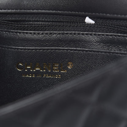 Chanel Lambskin Quilted Mini Rectangular Flap Black 6 of 14