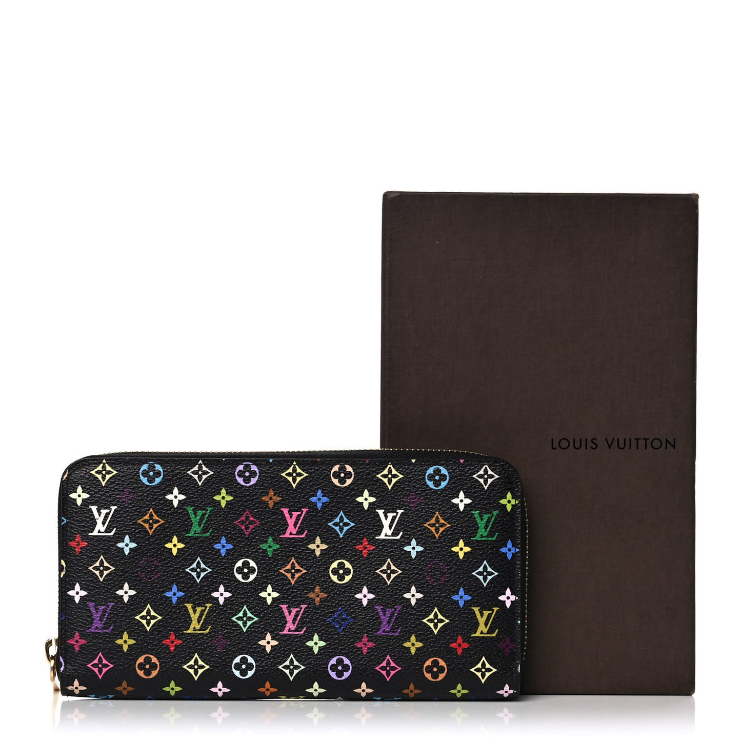Monogram Multicolor Zippy Wallet Black Grenade