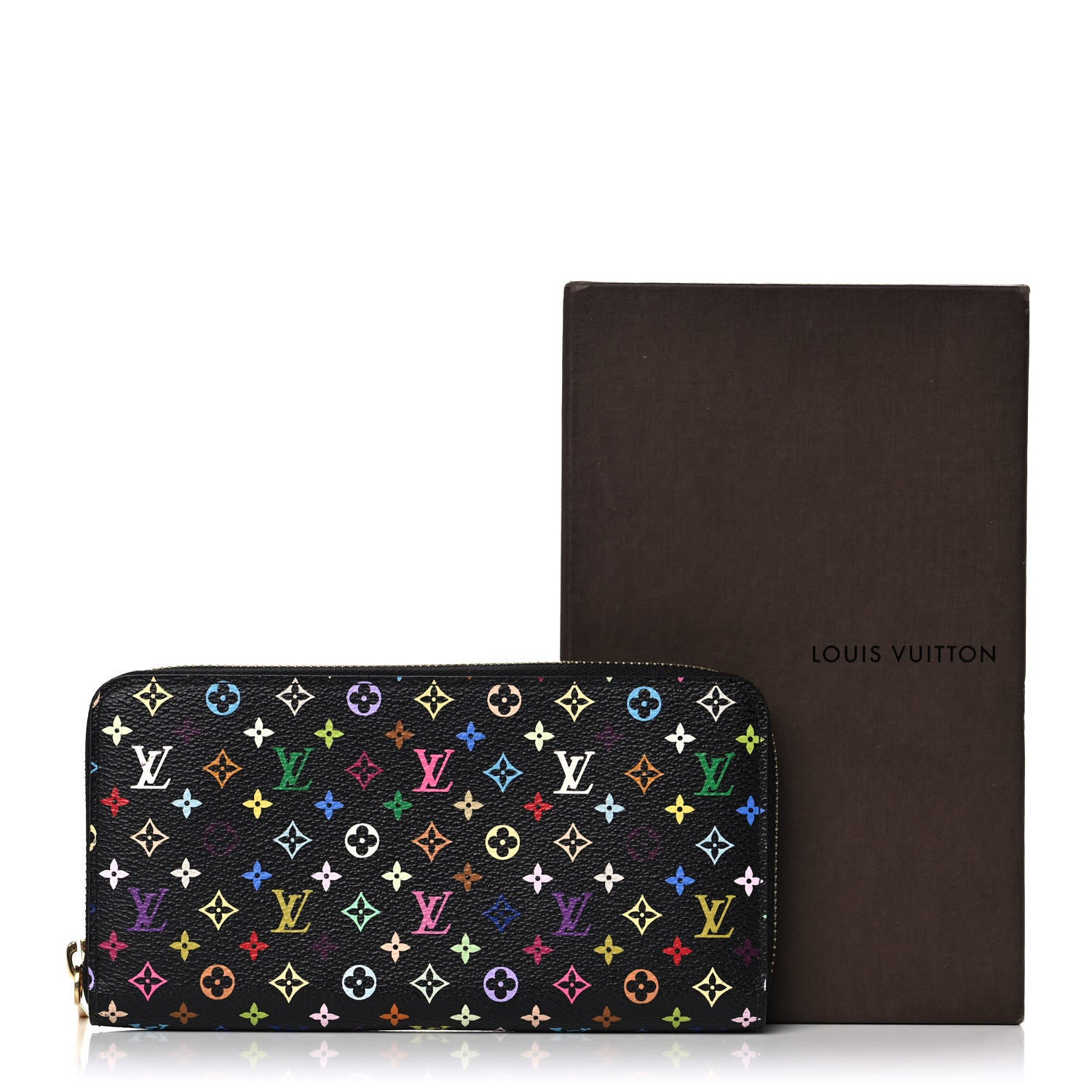 Louis Vuitton Monogram Multicolor Zippy Wallet Black Grenade 12 of 12