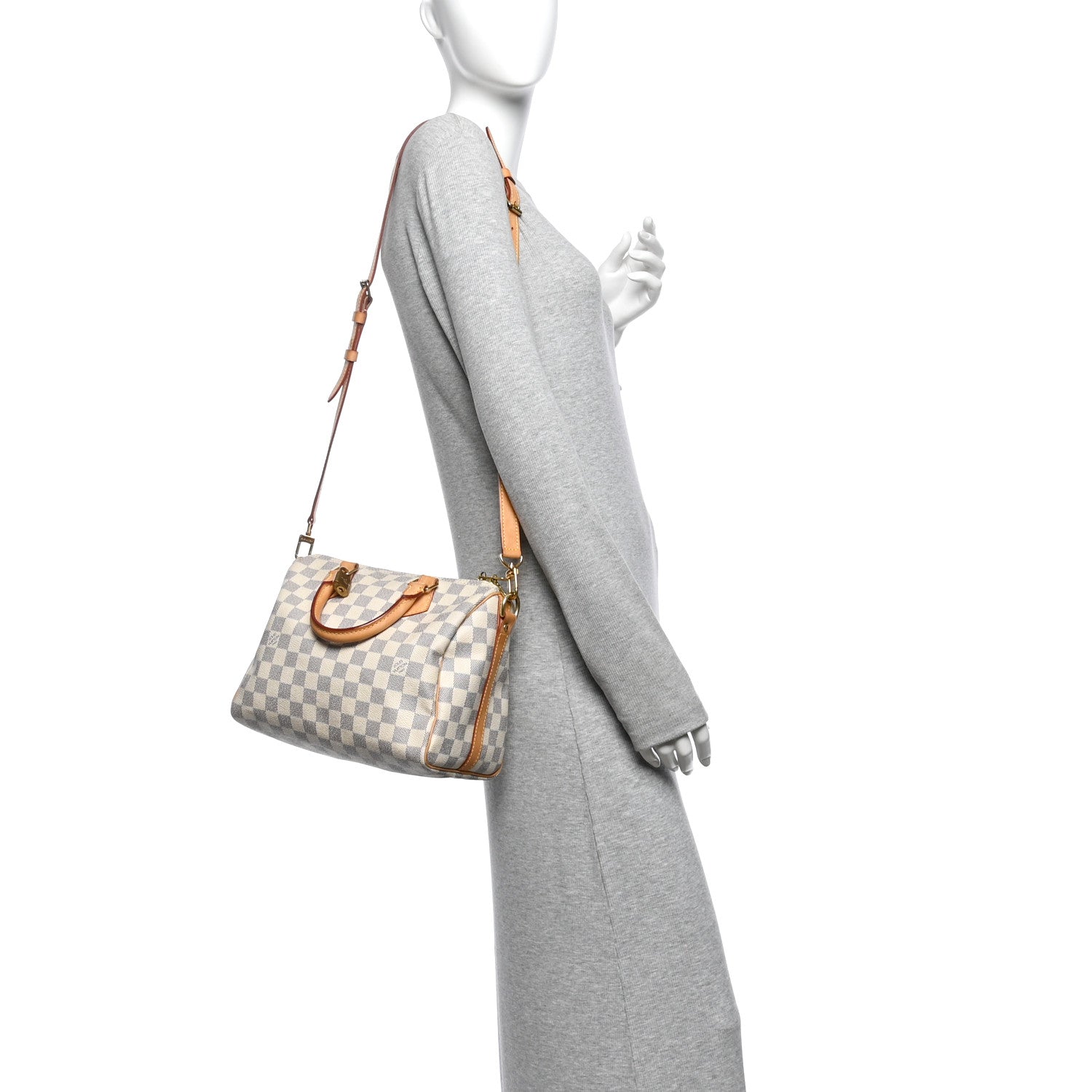 Louis Vuitton Damier Azur Speedy Bandouliere 25 2 of 10