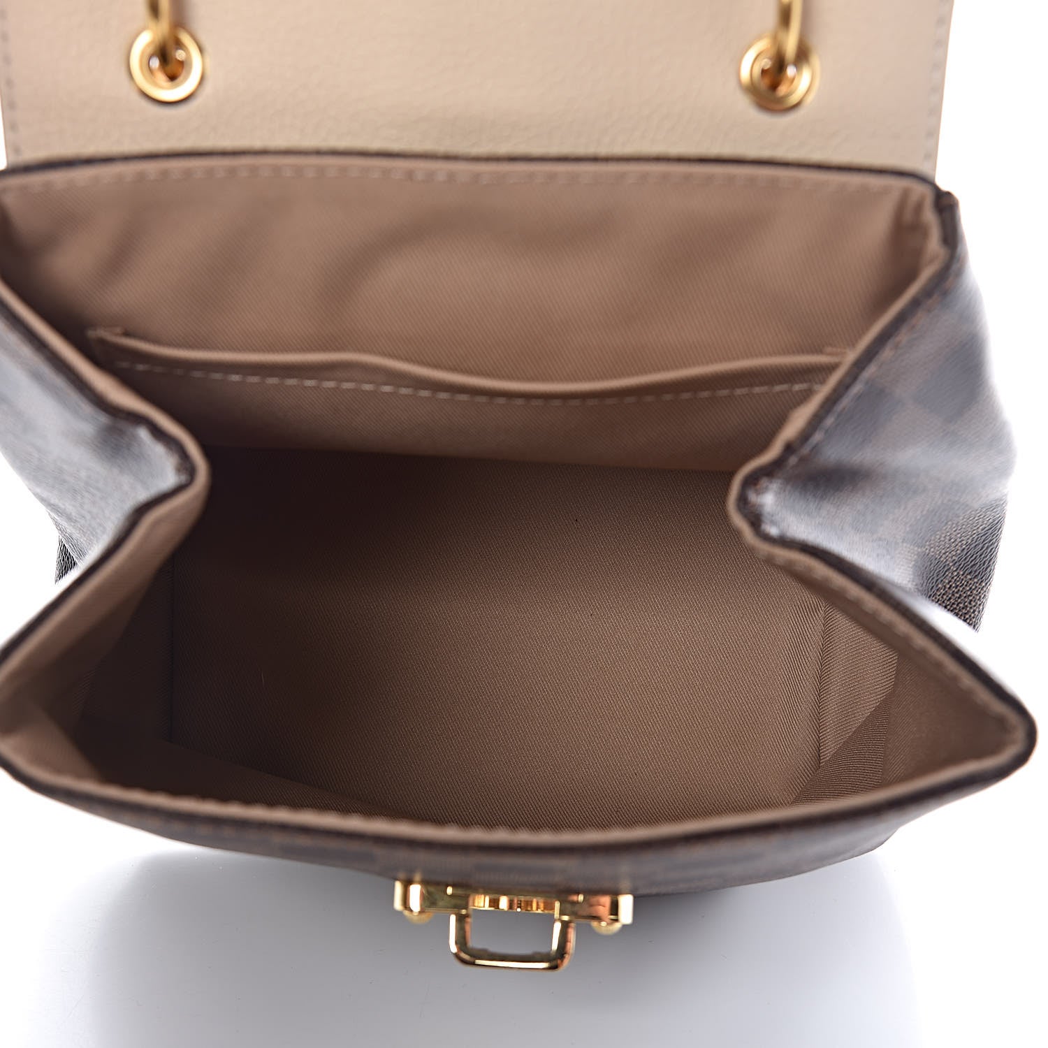 Louis Vuitton Damier Ebene Clapton Backpack Creme 5 of 9