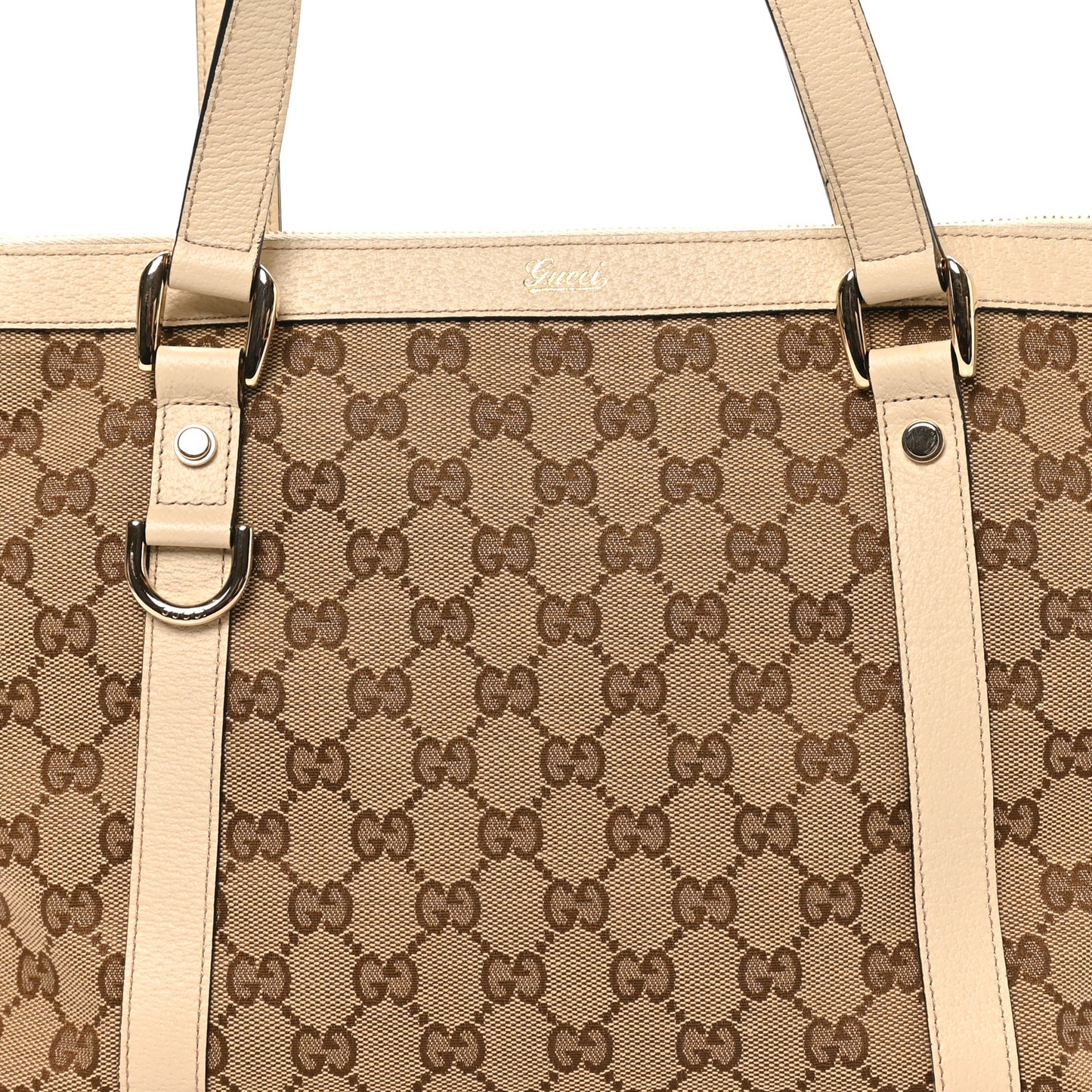 Monogram Medium Abbey Tote Off White