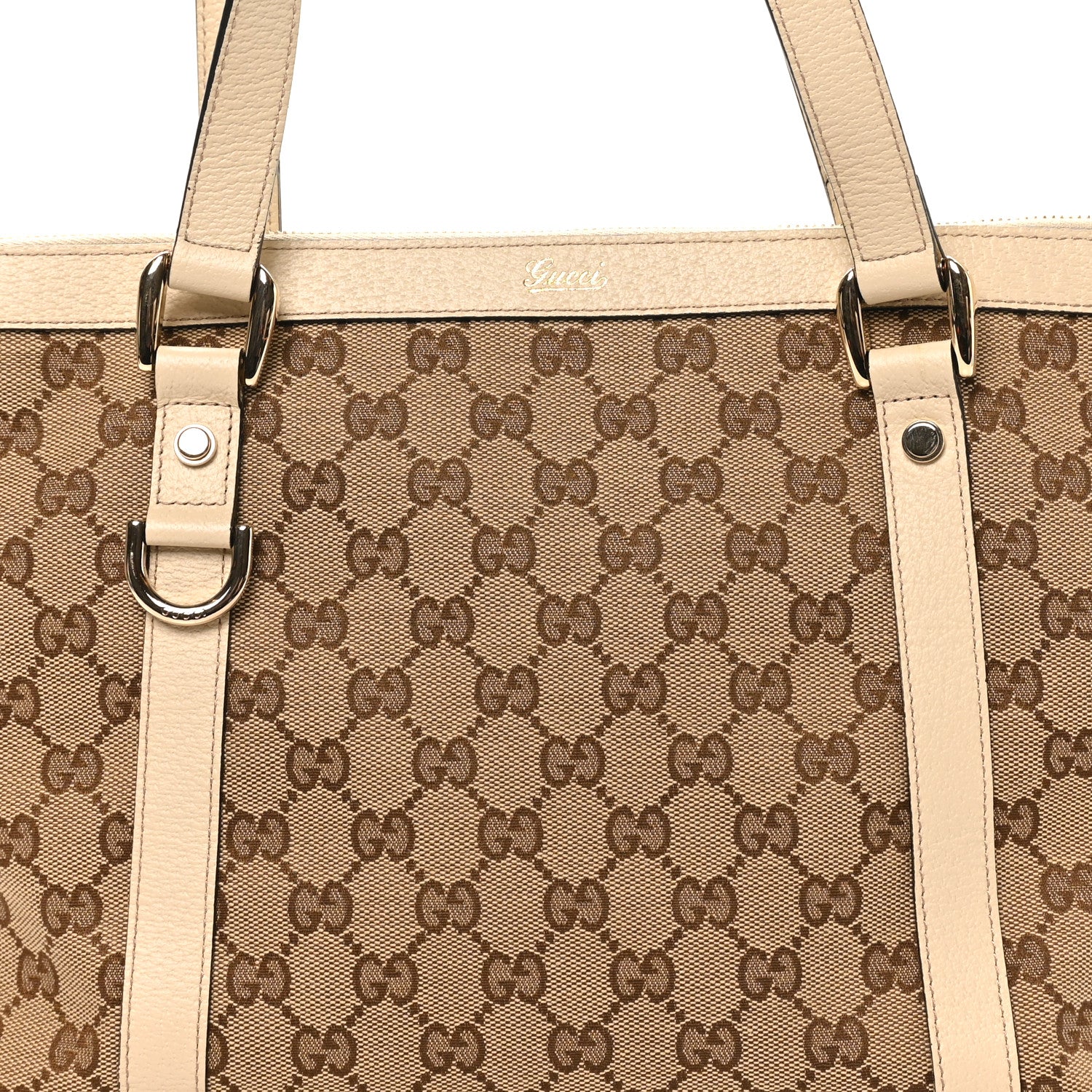 Gucci Monogram Medium Abbey Tote Off White 8 of 10