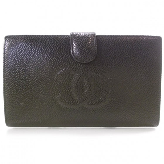 Chanel Caviar CC Wallet Black 1 of 9
