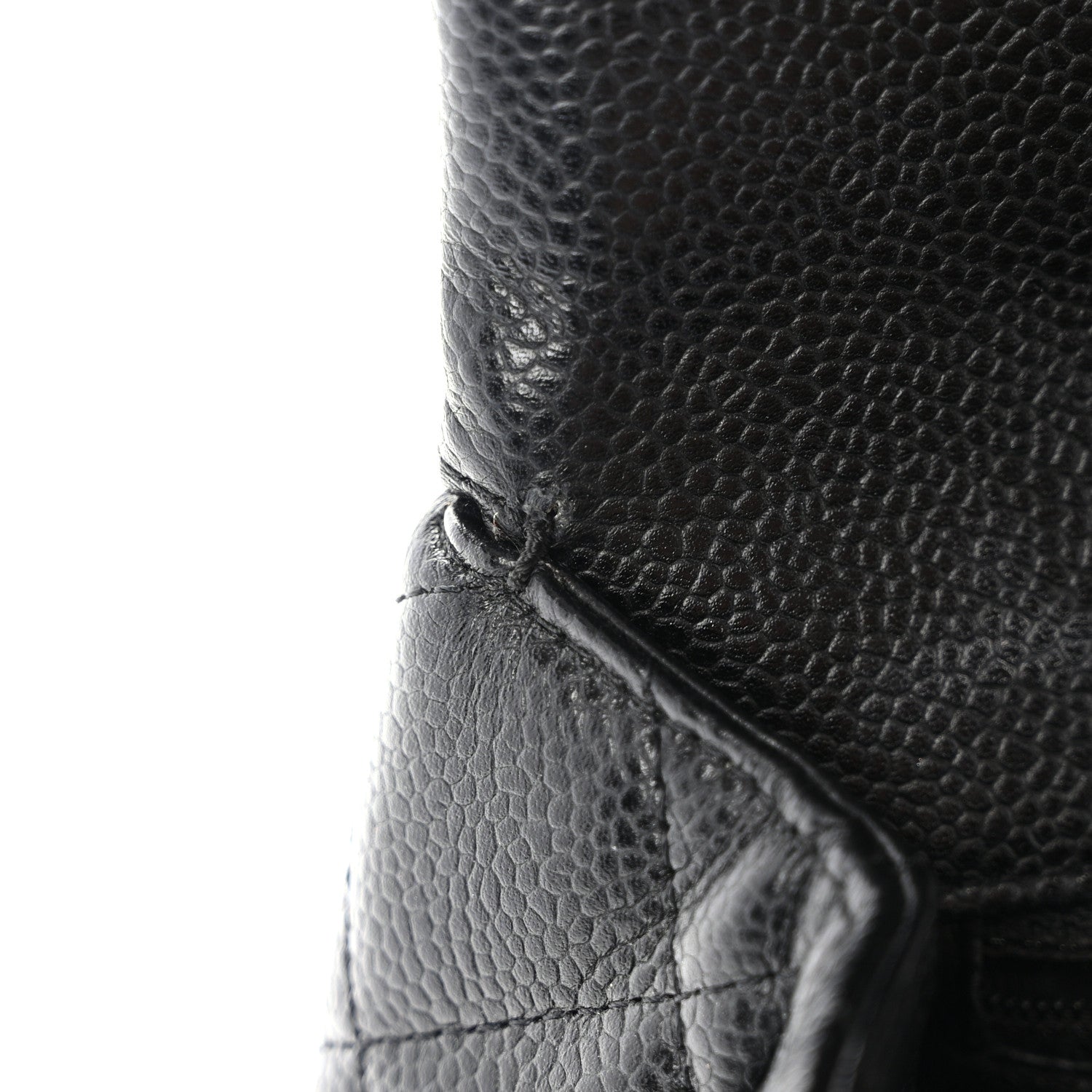 Chanel Caviar Quilted Jumbo Kelly Flap Bag Black 13 of 14