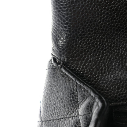 Chanel Caviar Quilted Jumbo Kelly Flap Bag Black 13 of 14