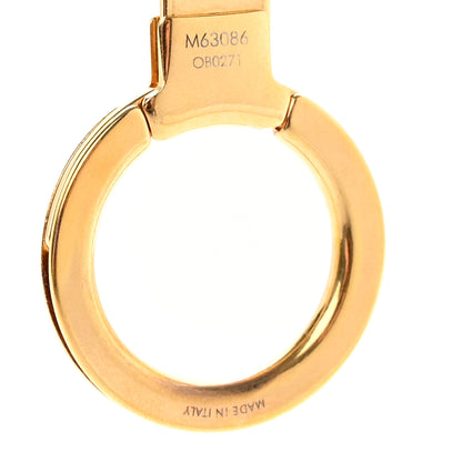 Louis Vuitton Brass Monogram Blooming Flowers Bag Charm Key Holder Rose Ballerine 4 of 10
