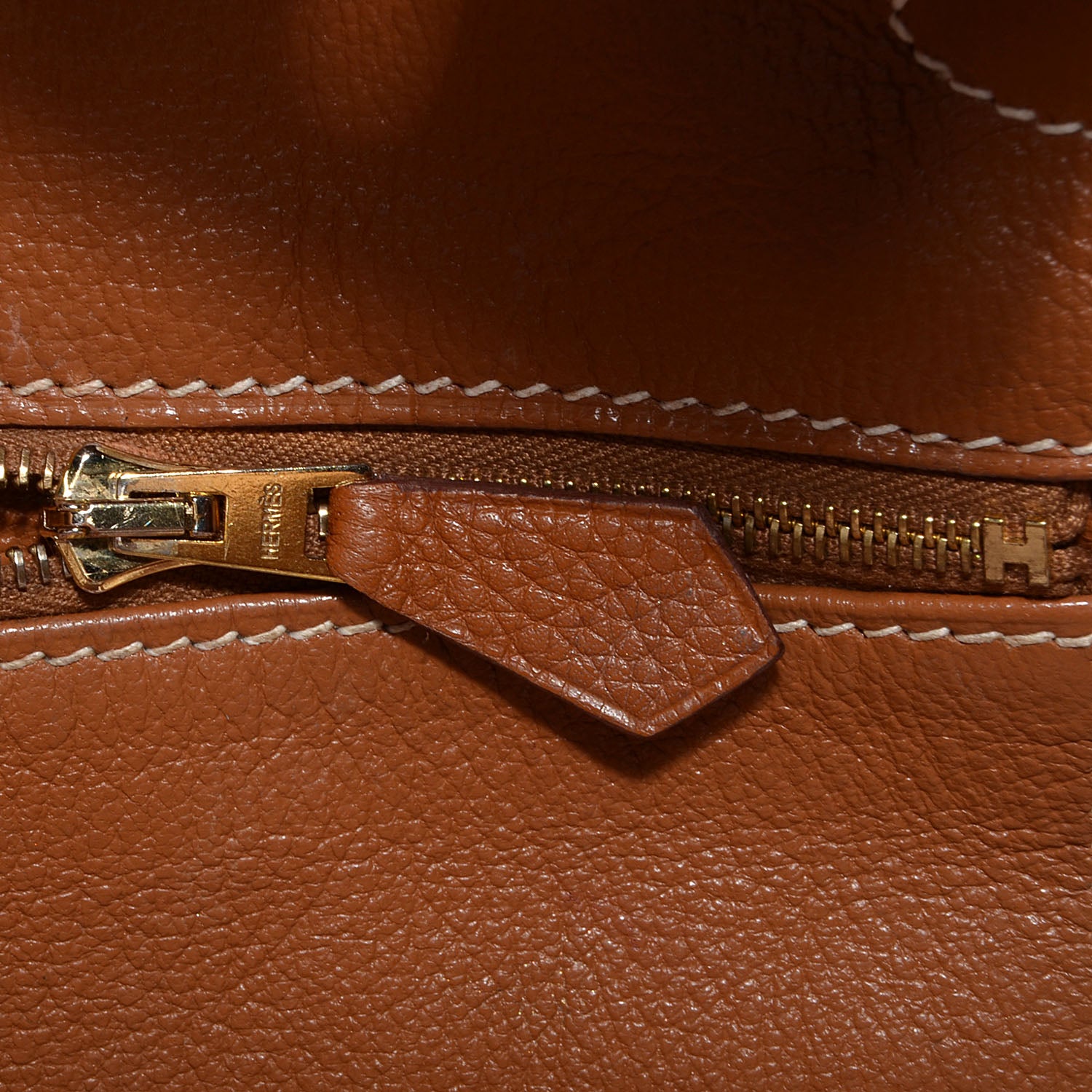 Hermes Taurillon Clemence Birkin 35 Gold 10 of 22