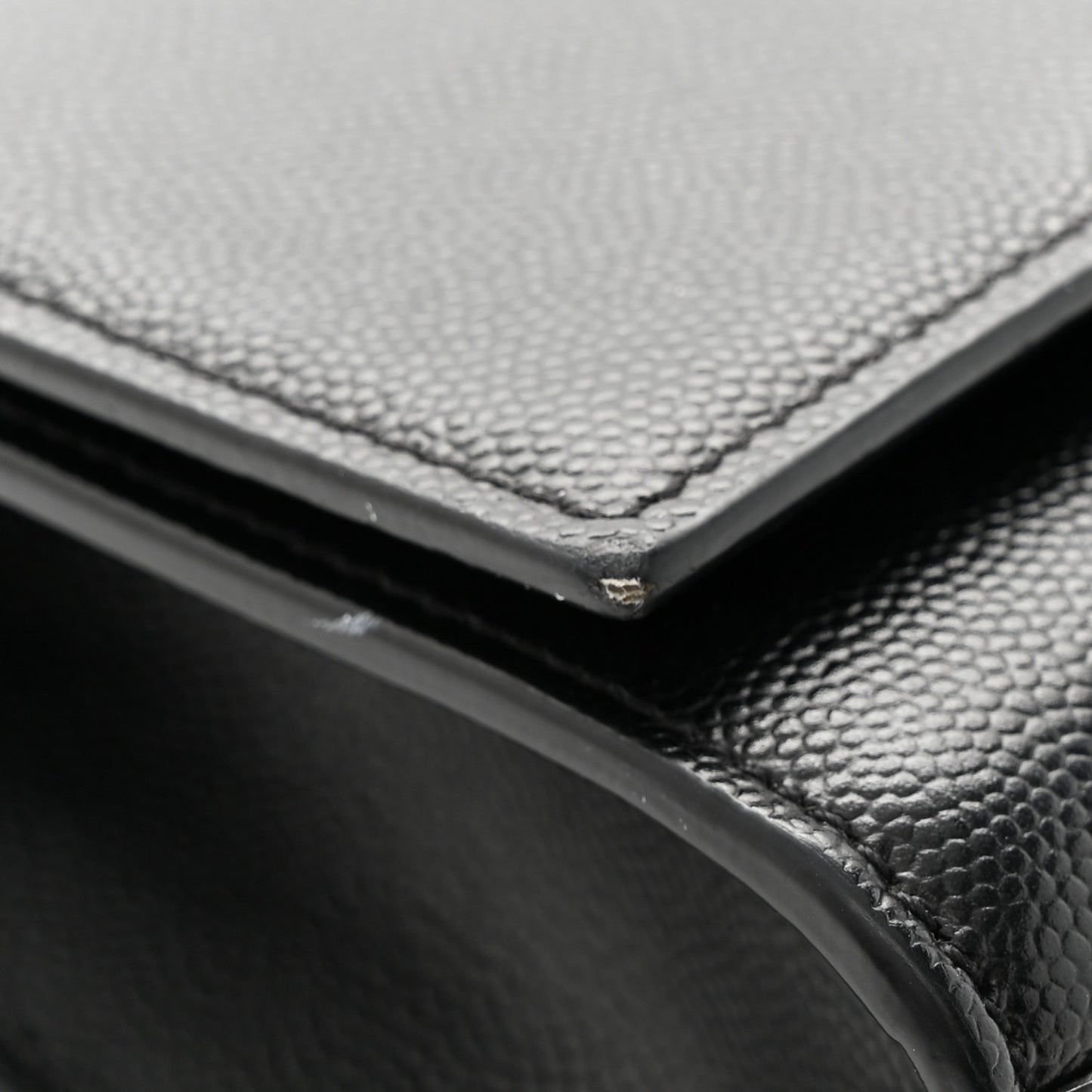 Grain De Poudre Small Monogram Kate Satchel Black