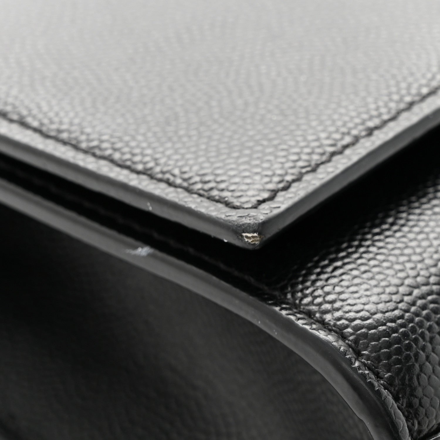 Saint Laurent Grain De Poudre Small Monogram Kate Satchel Black 12 of 12