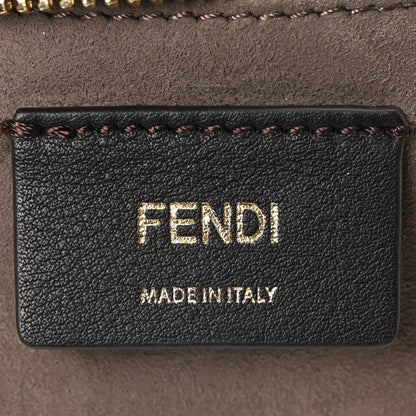Fendi Vitello Century Velvet F is Fendi FF Multicolor Bi-Color Camera Case Fango Black Multicolor 6 of 10