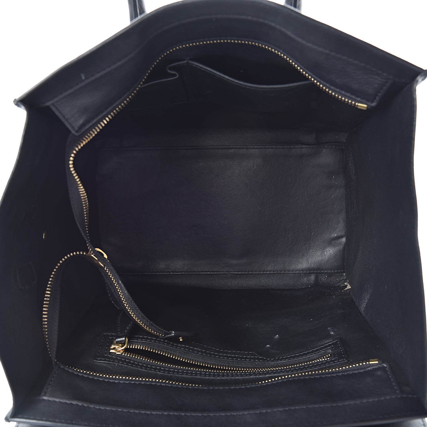 Celine Smooth Calfskin Mini Luggage Black 5 of 17