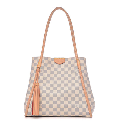 Louis Vuitton Damier Azur Propriano Rose Ballerine 1 of 11