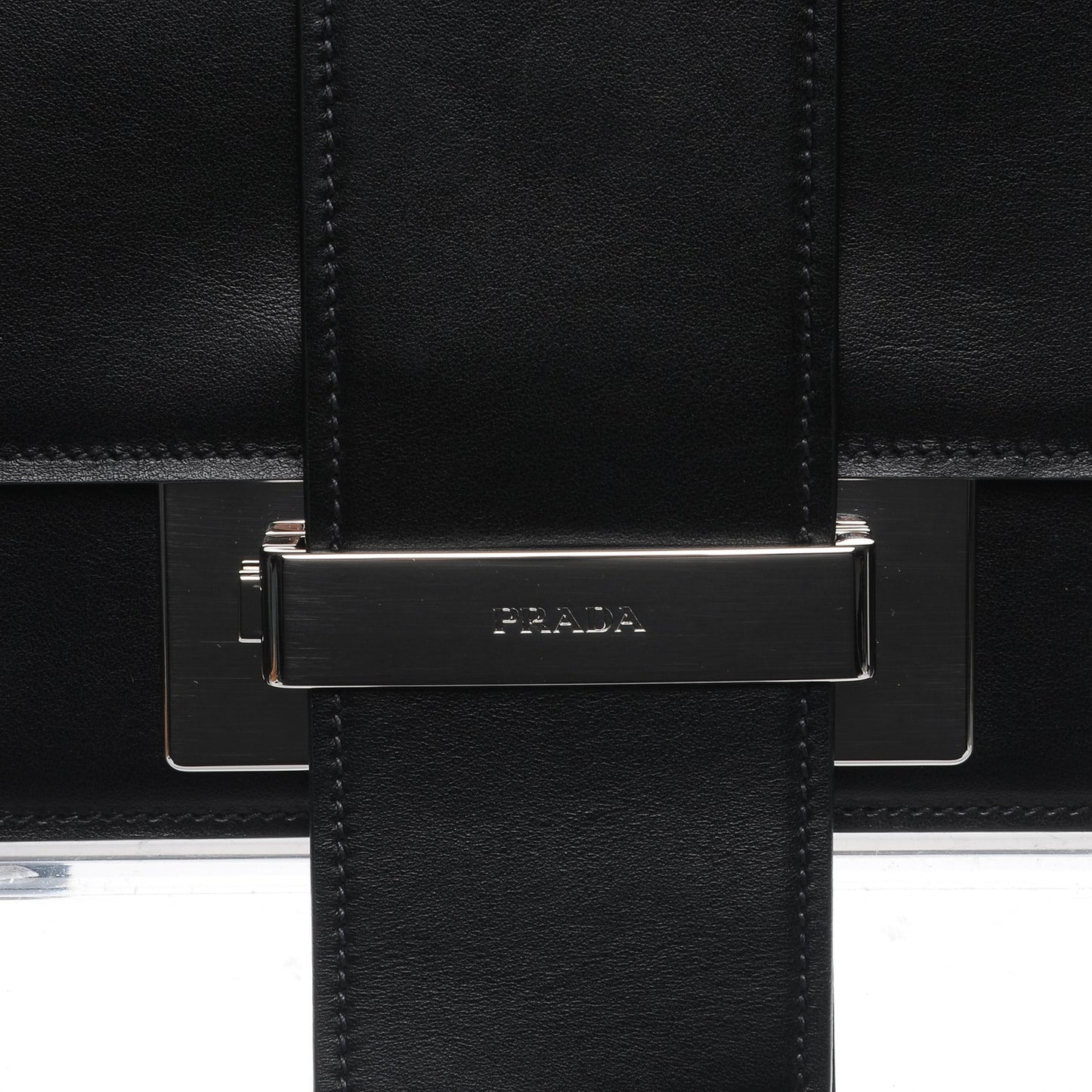 City Calf Ribbon Bag Nero Black