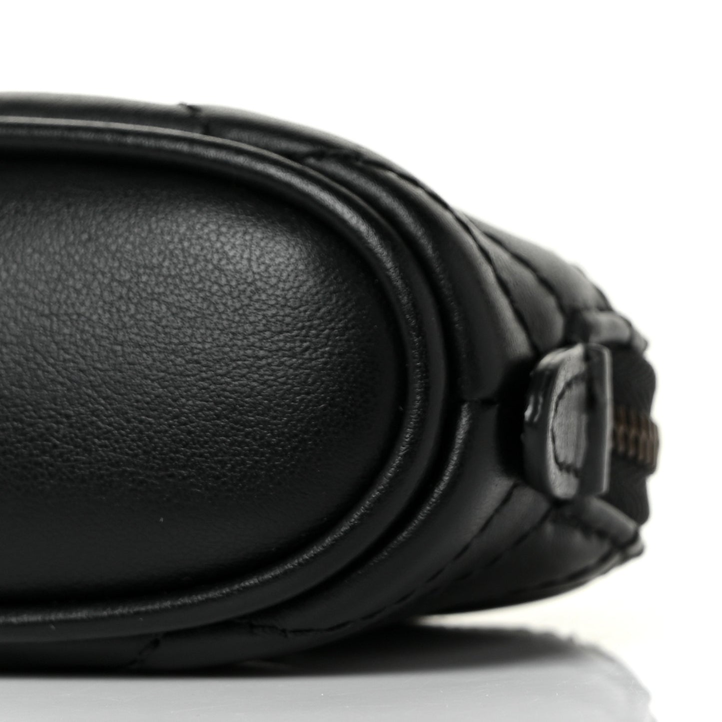 Calfskin Matelasse GG Marmont Key Pouch Black
